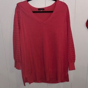 Women's Dark Coral Sweater